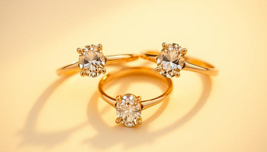 Anillos de compromiso de oro con diamantes lab-grown: colección Bodhana - BODHANA