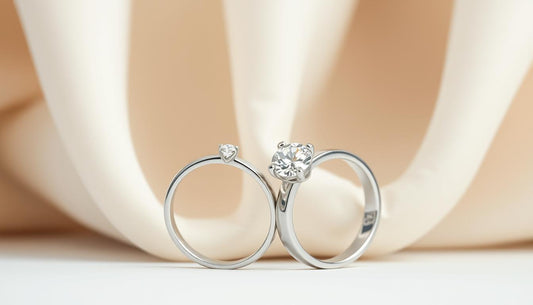 Anillos de compromiso de plata: opciones modernas en Bodhana - BODHANA
