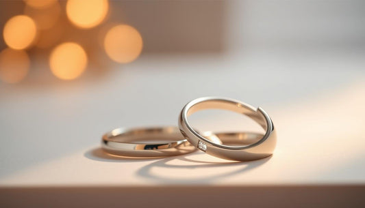 Anillos de compromiso de plata para hombre y mujer: diseños modernos Bodhana - BODHANA