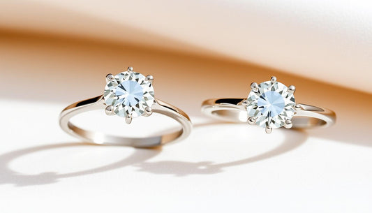 Anillos de compromiso en oro blanco: brillo y sofisticación Bodhana - BODHANA