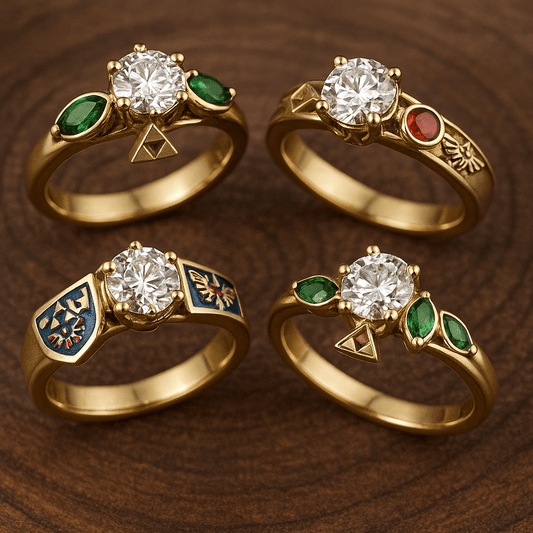 Anillos de compromiso inspirados en Zelda: diseño creativo y personalización Bodhana - BODHANA