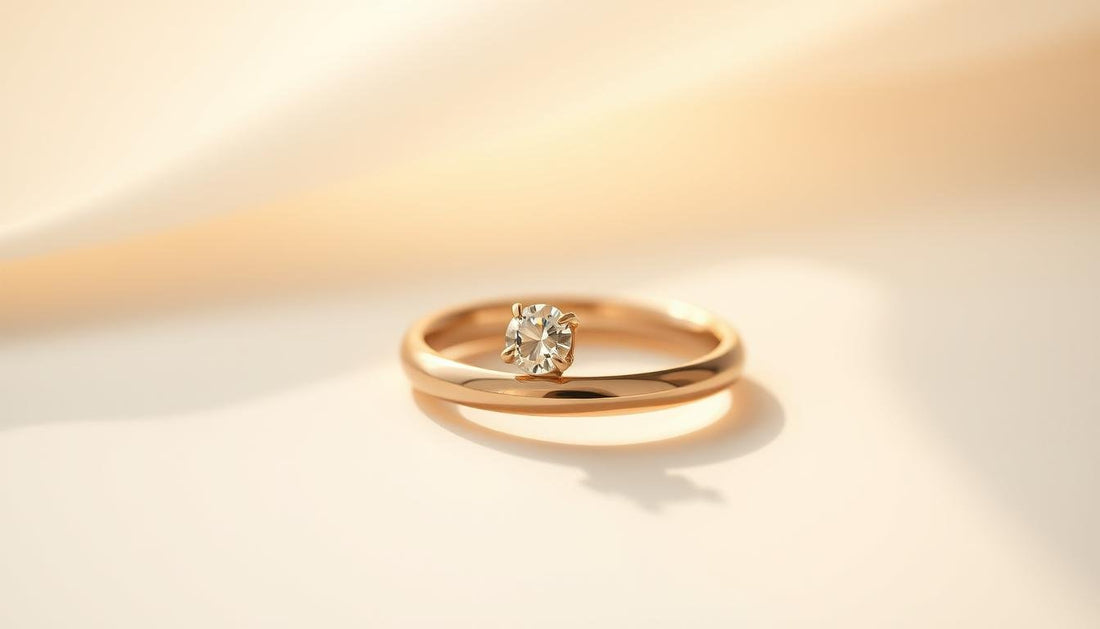 Anillos de compromiso lisos: minimalismo y sofisticación en Bodhana - BODHANA