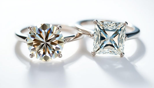 Brillante vs princesa: diferencias clave en diamantes para compromiso - BODHANA