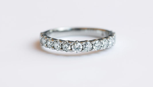 Engarce pavé en anillos de compromiso: qué es y cómo realza el diamante - BODHANA