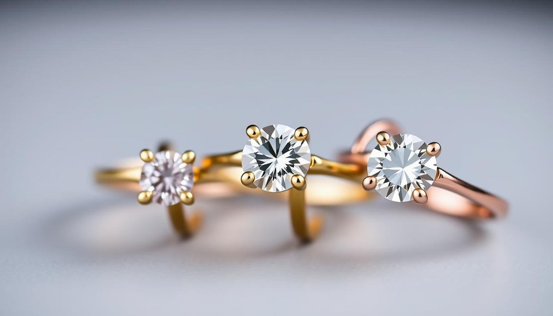 Oro blanco vs amarillo vs rosa: diferencias en anillos de compromiso - BODHANA