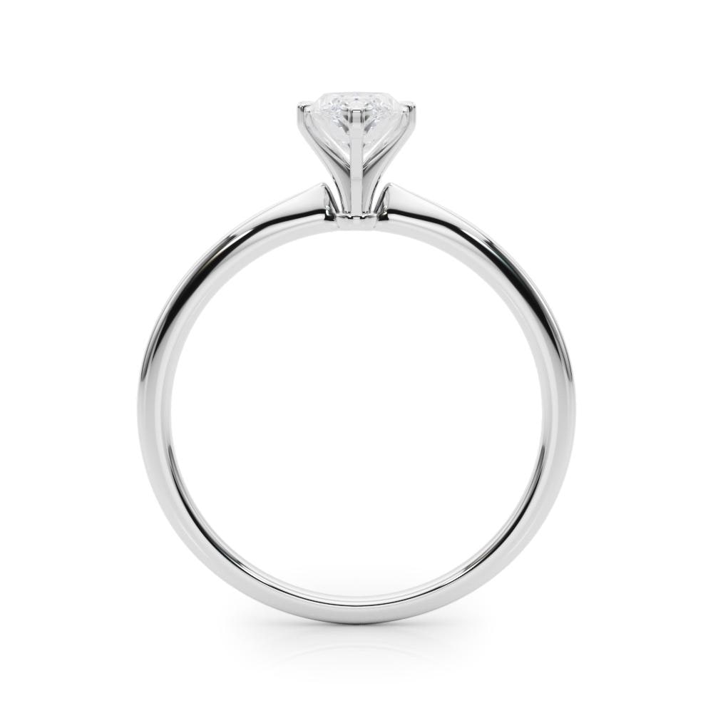 1 ct Anillo de compromiso con diamante Corte Marquise Oro de 14k - BODHANA