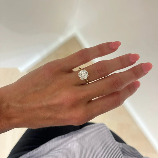 3.01 ct Diamante Lab Redondo Brillante VS1 F - BODHANA