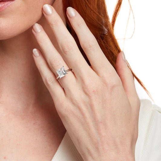 4.06 ct Diamante Lab Princess VS1 G - BODHANA