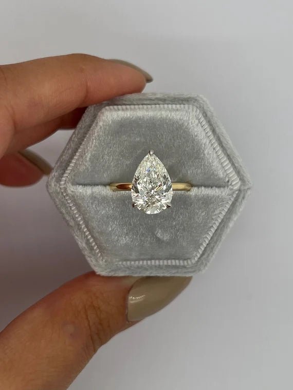 4.10 ct Diamante Lab Pera VS1 G - BODHANA