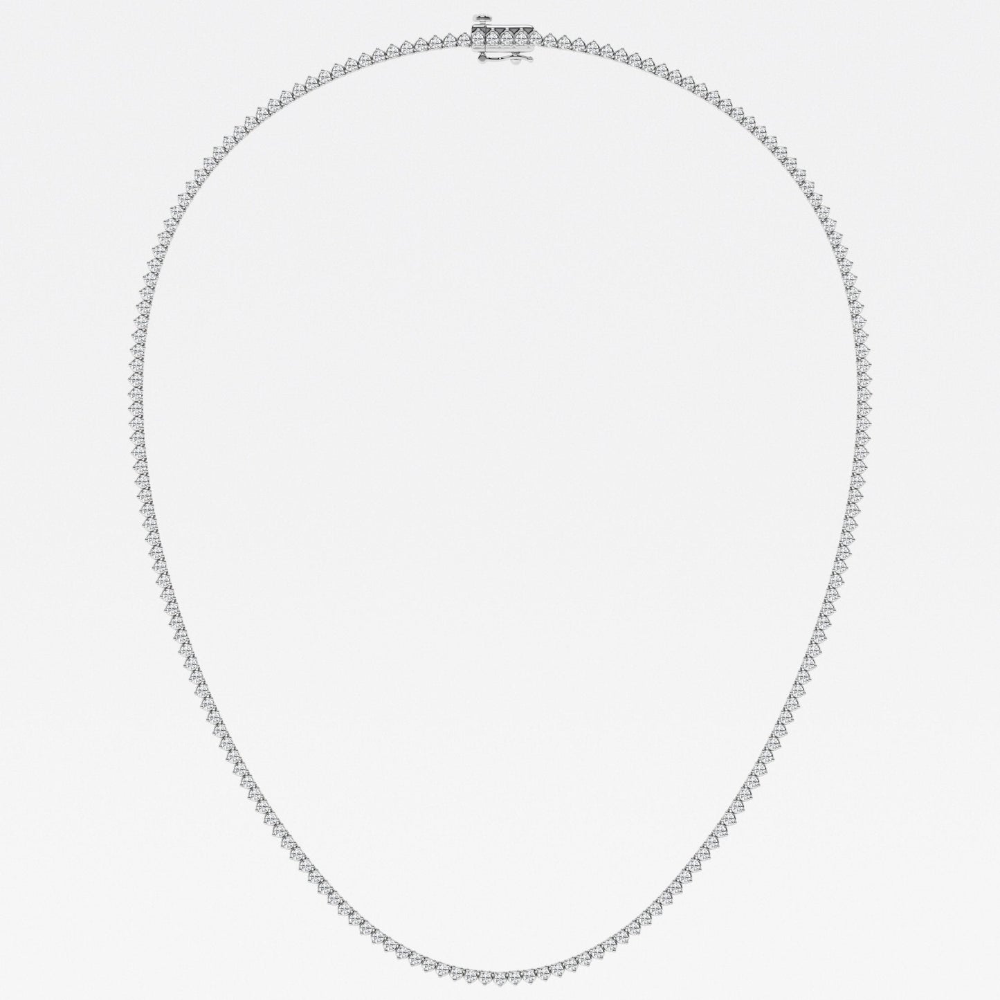 5 - 8 ct Cadena Tenis oro 14 Kilates y Diamantes Lab Certificados - BODHANA