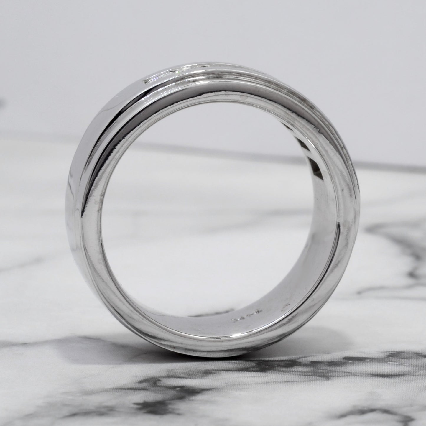 Anillo Compromiso Hombre Diamante Laboratorio Asscher 1.50 Quilates