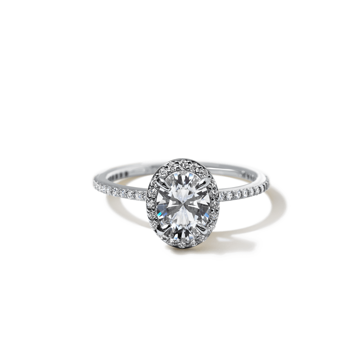 Anillo Montura Halo Pavé - bodhana