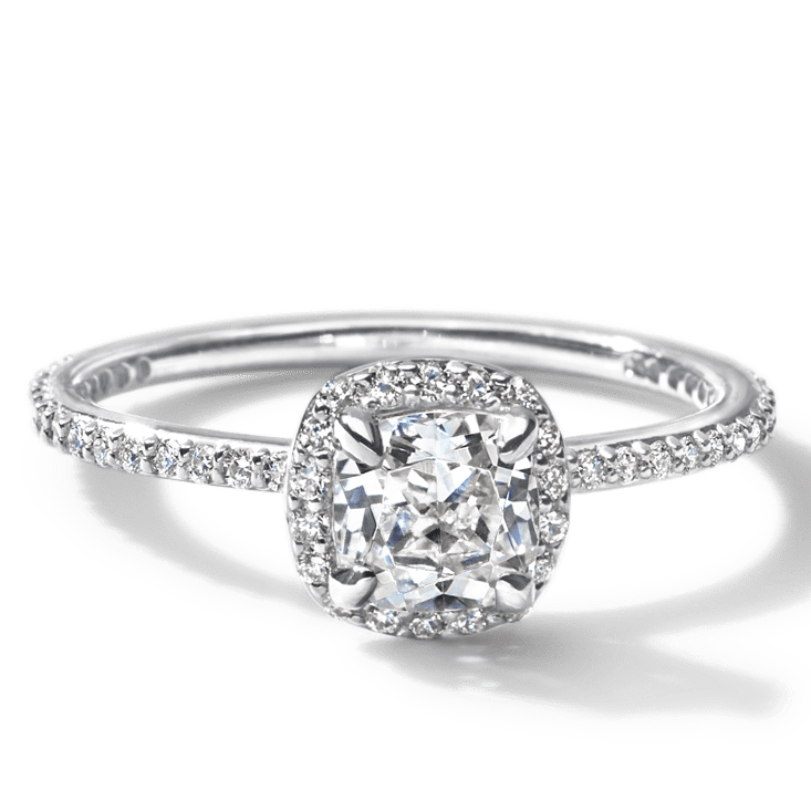 Anillo Montura Halo Pavé - bodhana