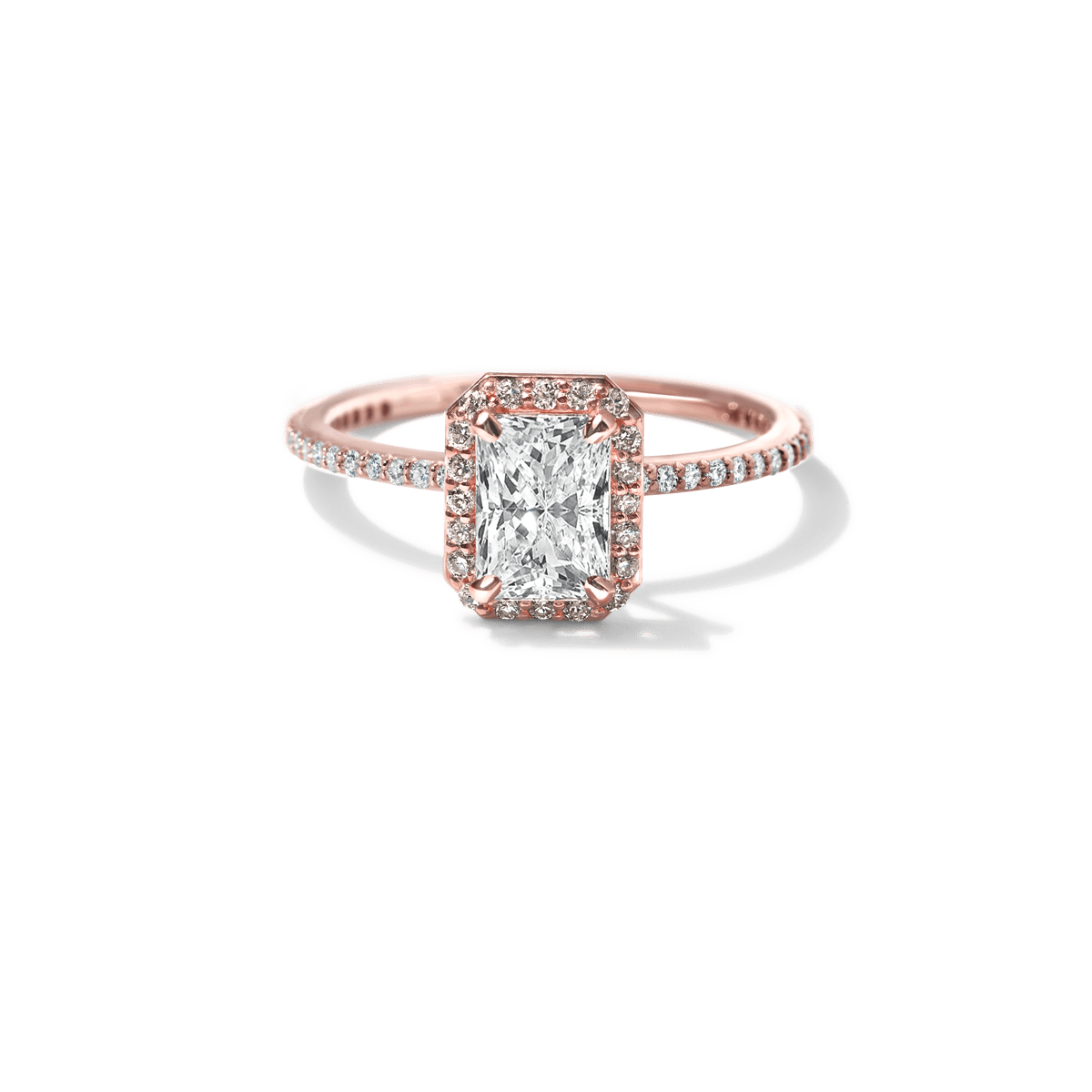 Anillo Montura Halo Pavé - bodhana