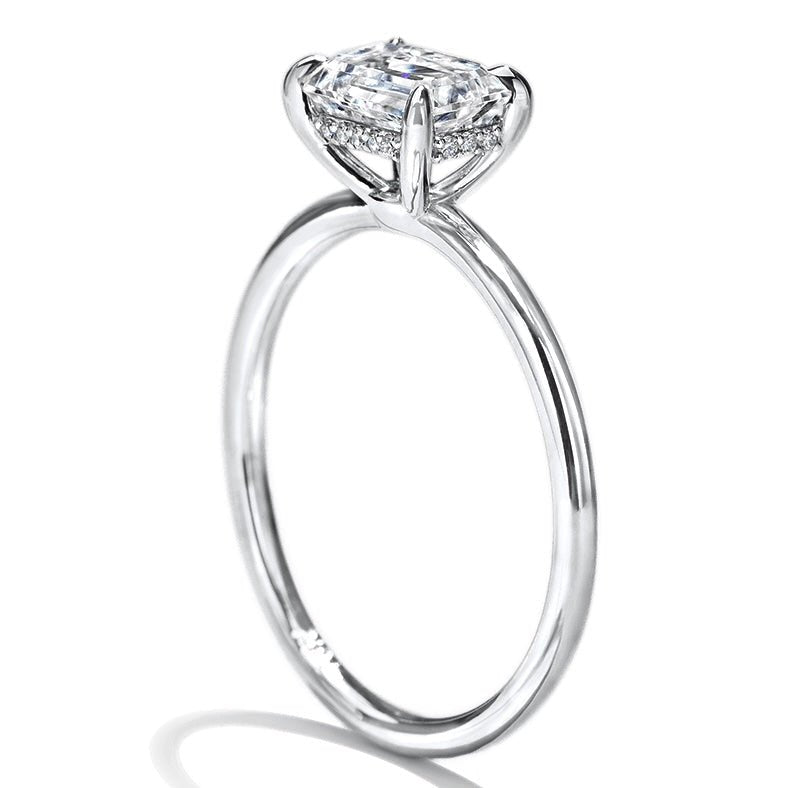 Anillo Montura Horizontal Hidden Halo - bodhana