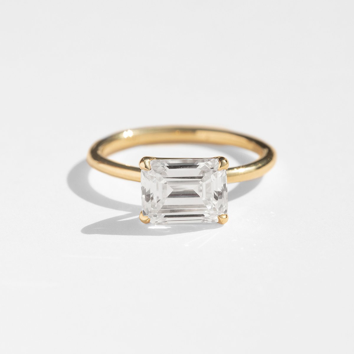 Anillo Montura Horizontal Hidden Halo - bodhana