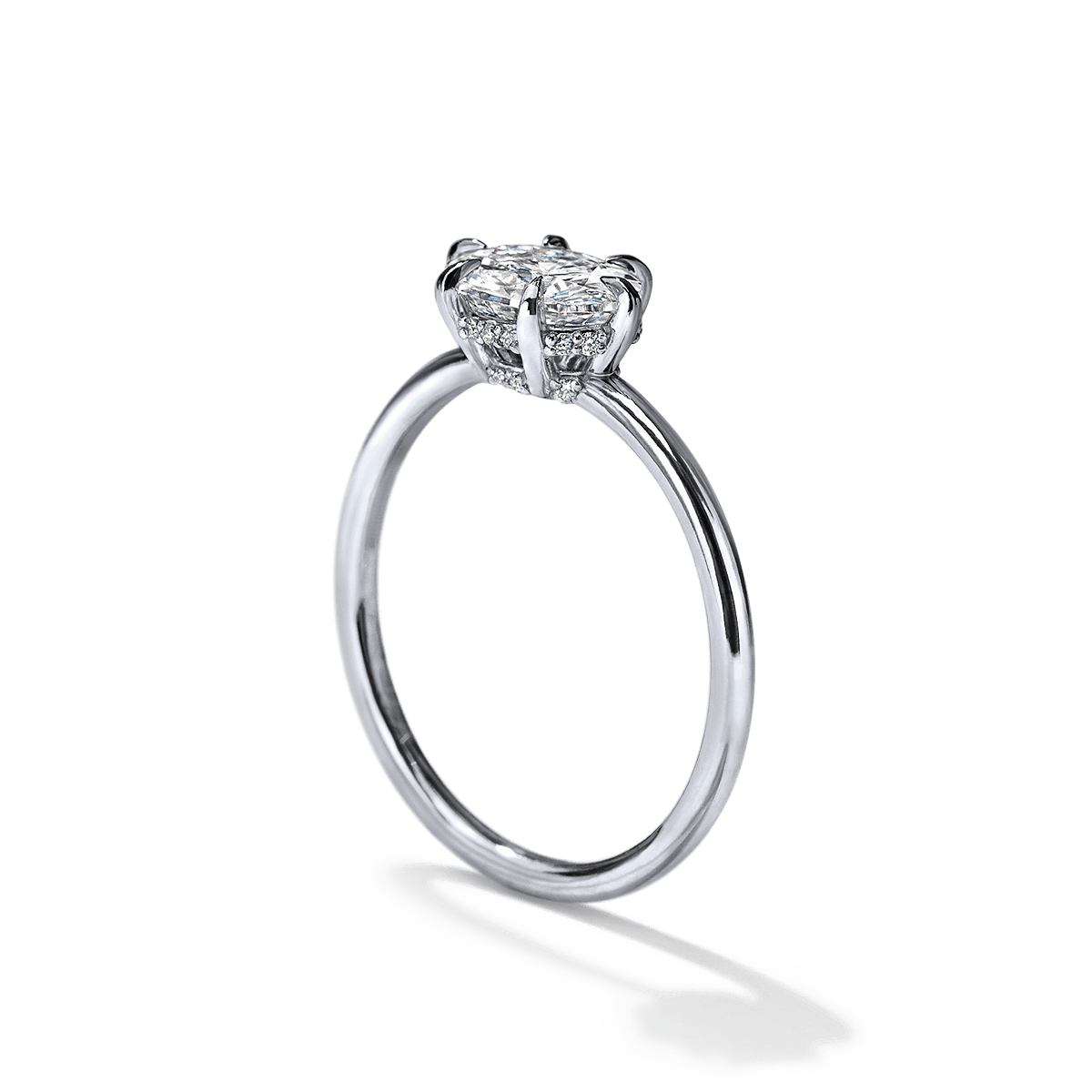 Anillo Montura Horizontal Hidden Halo - bodhana