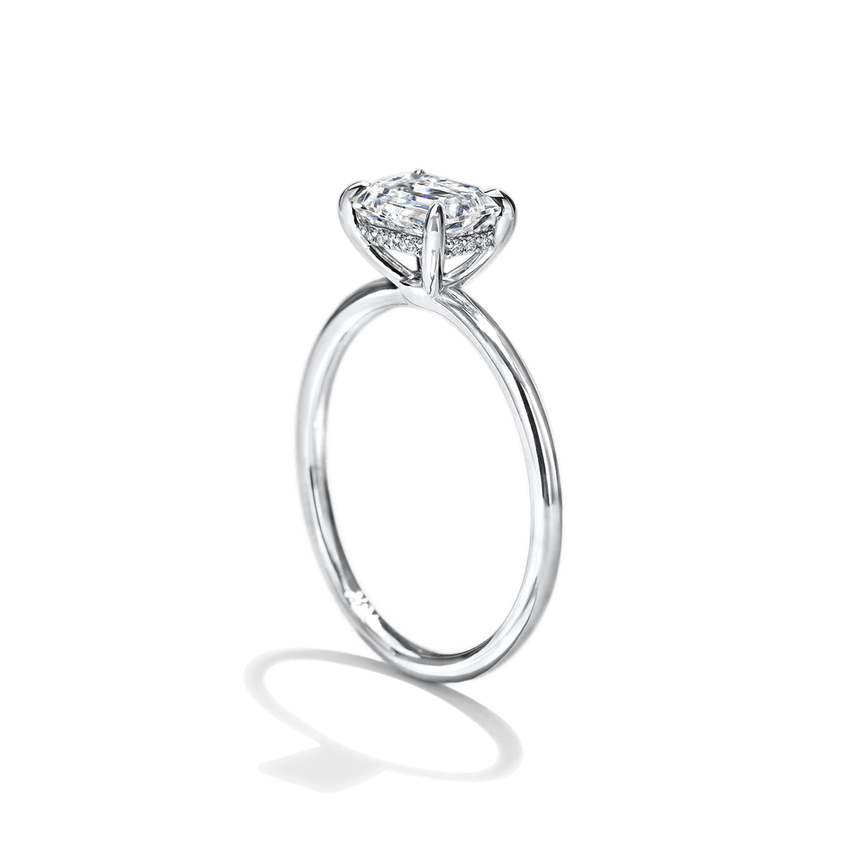 Anillo Montura Horizontal Hidden Halo - bodhana