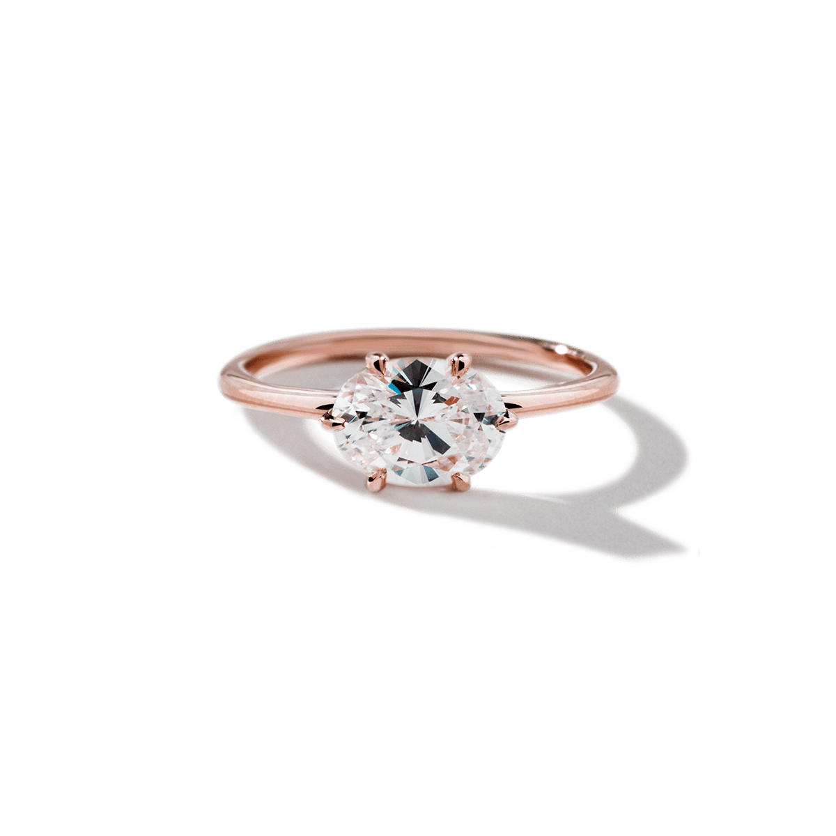 Anillo Montura Horizontal Hidden Halo - bodhana