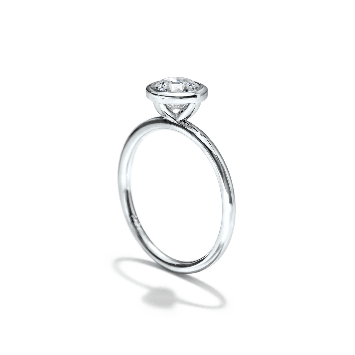 Anillo Solitario Bezel - bodhana