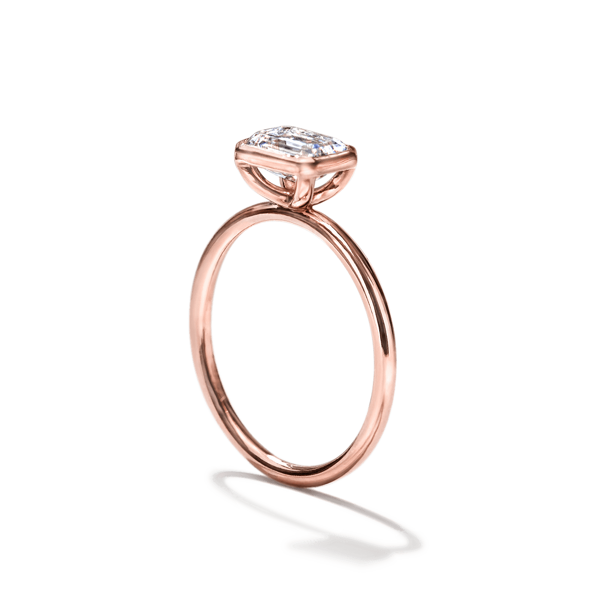 Anillo Solitario Bezel - bodhana