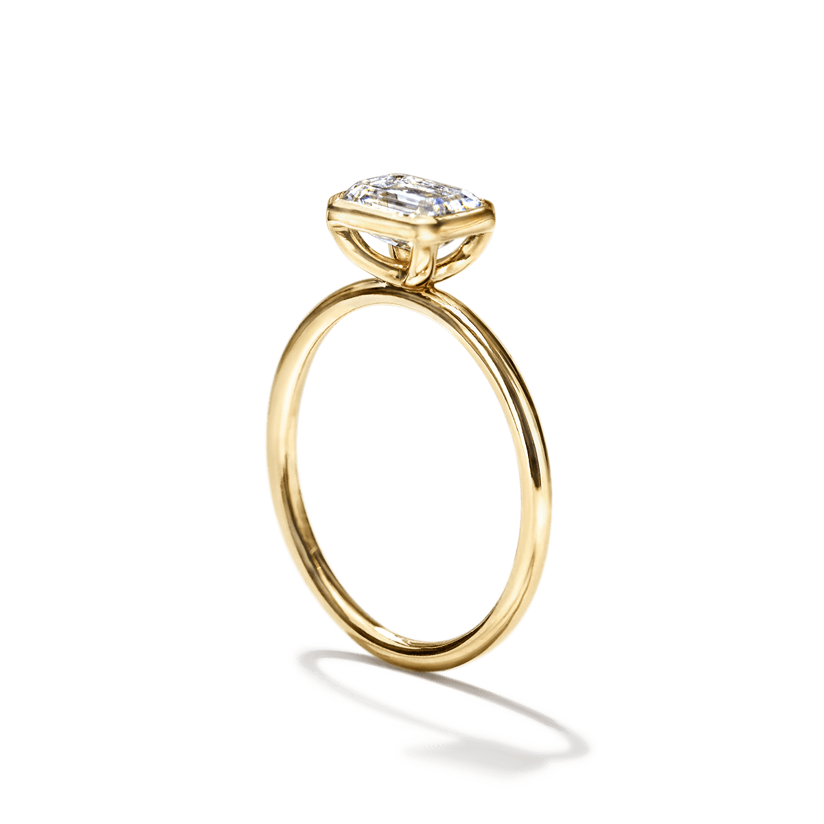 Anillo Solitario Bezel - bodhana