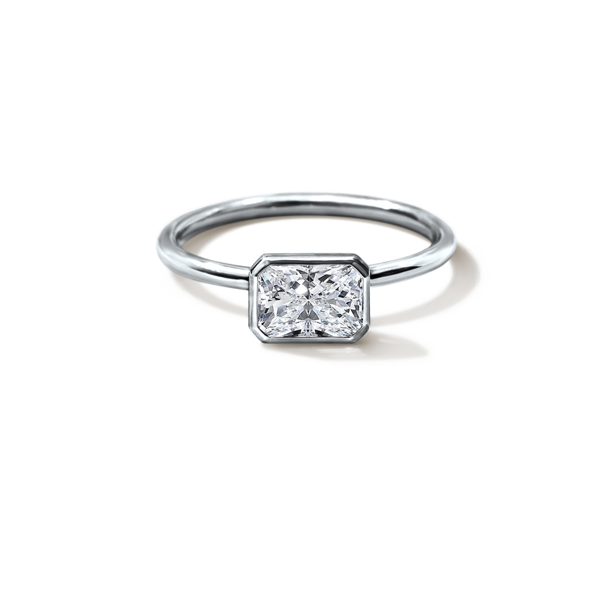 Anillo Solitario Bezel - bodhana