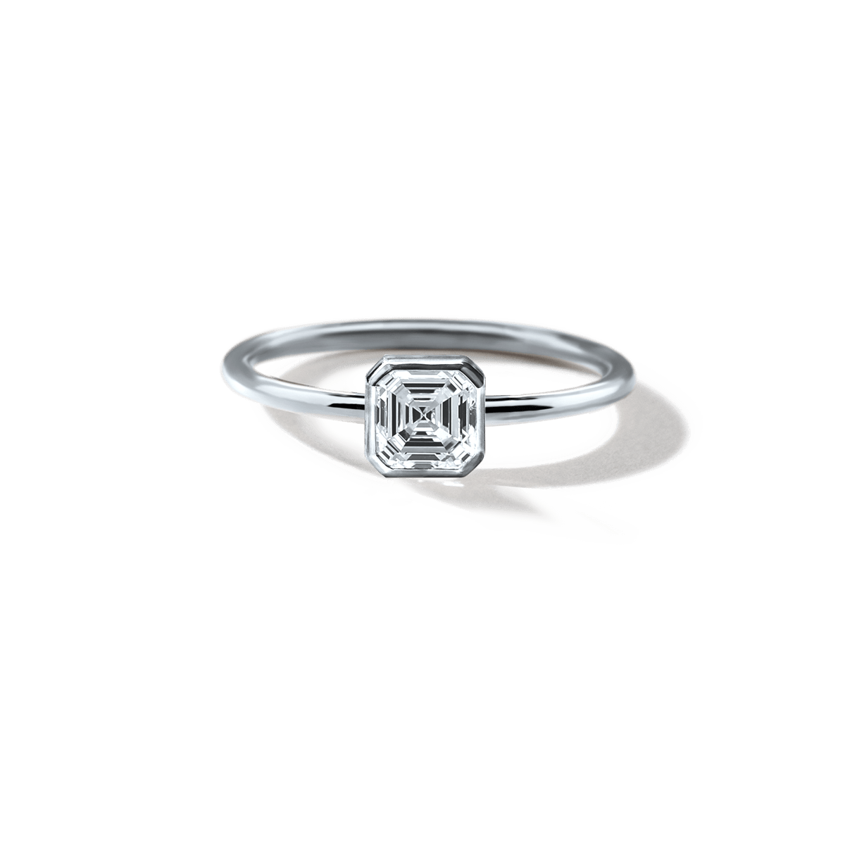 Anillo Solitario Bezel - bodhana