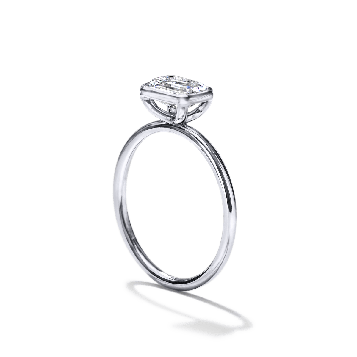 Anillo Solitario Bezel - bodhana