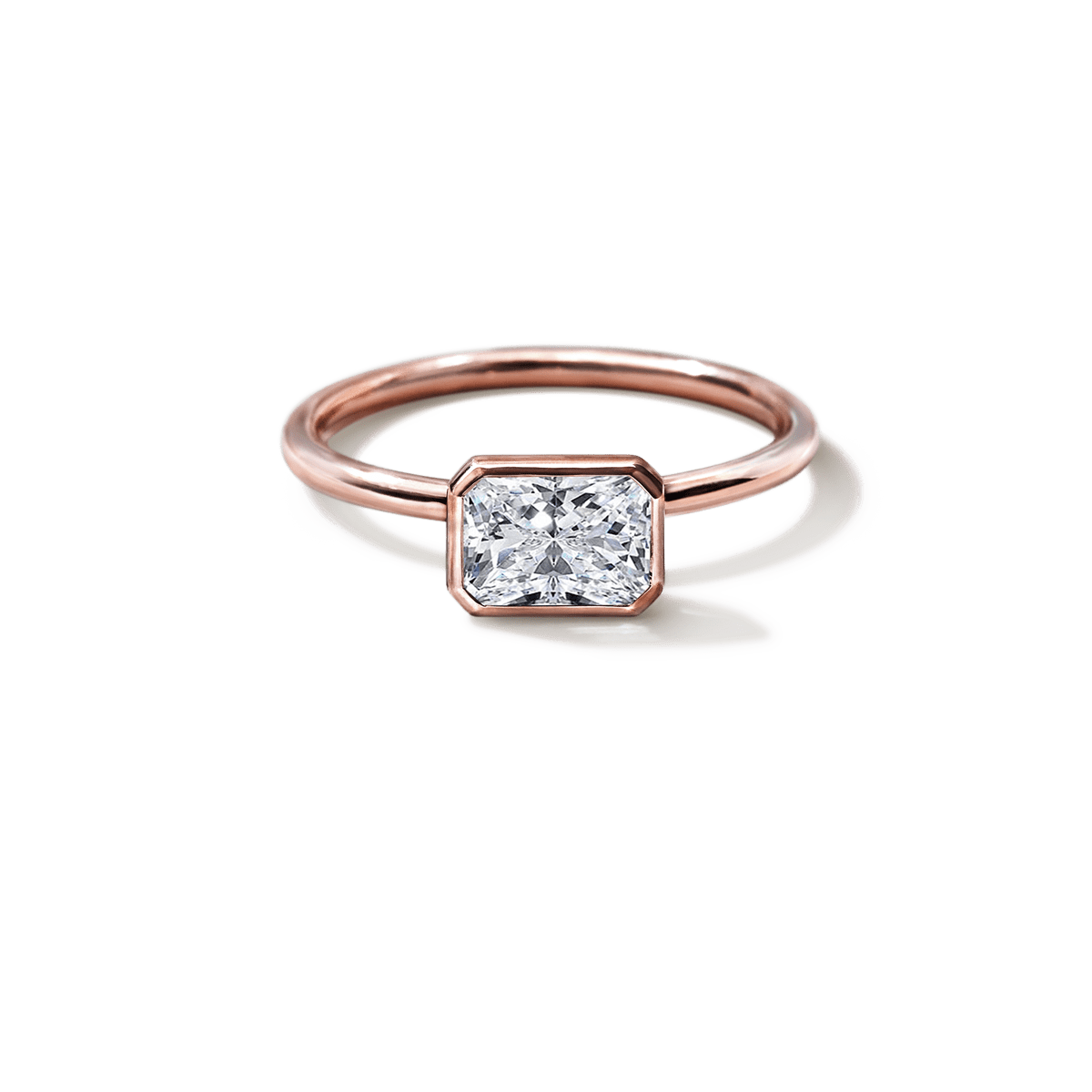 Anillo Solitario Bezel - bodhana