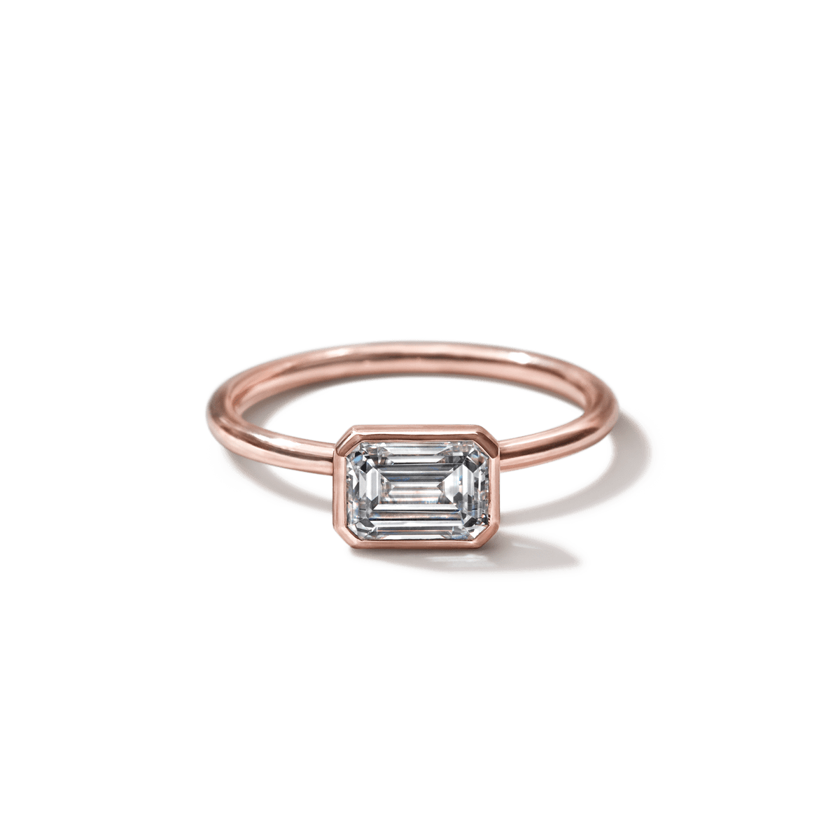 Anillo Solitario Bezel - bodhana