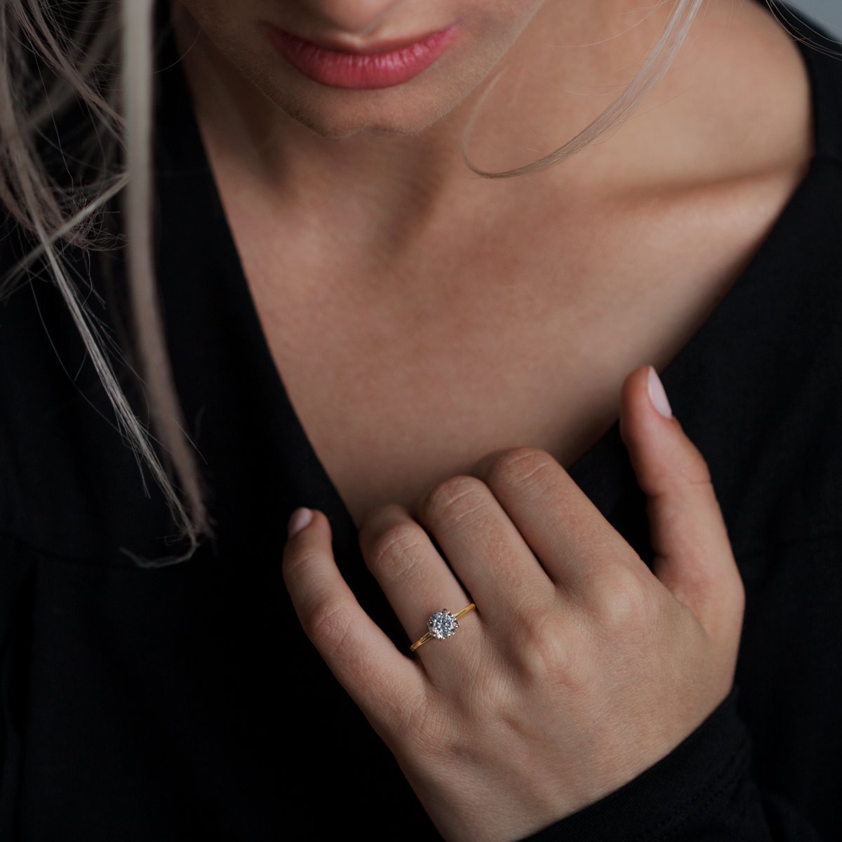 Anillo Solitario Clásico - bodhana