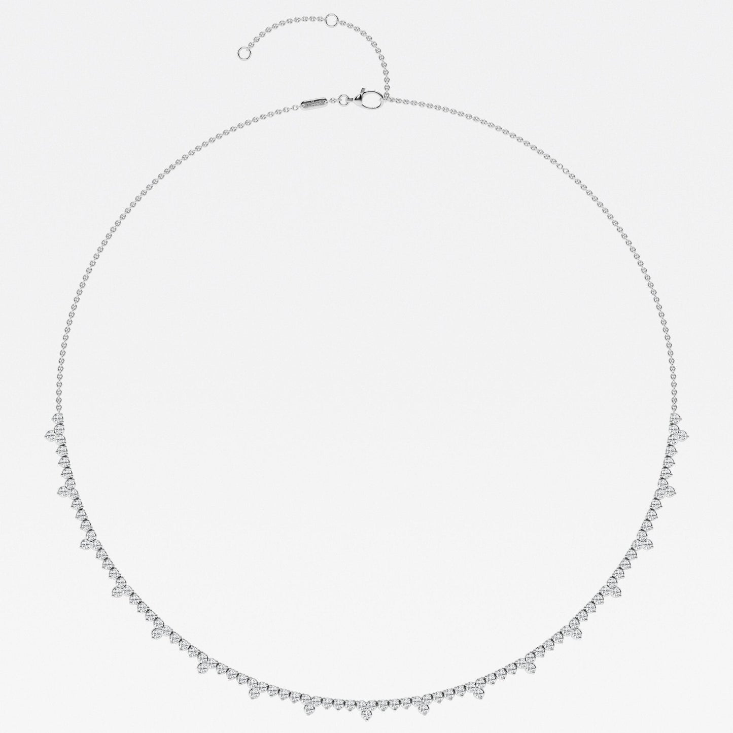 Cadena Riviera con diamantes lab de 3 ct - BODHANA