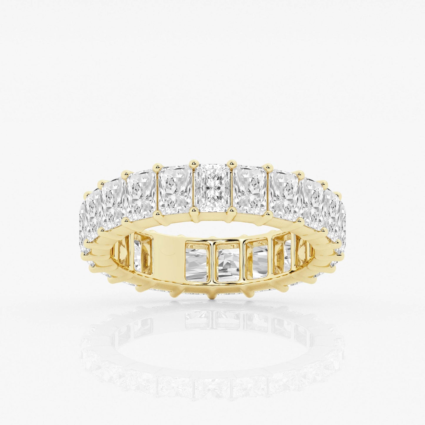 Churumbela con diamantes Radiantes Oro 14 kilates - BODHANA