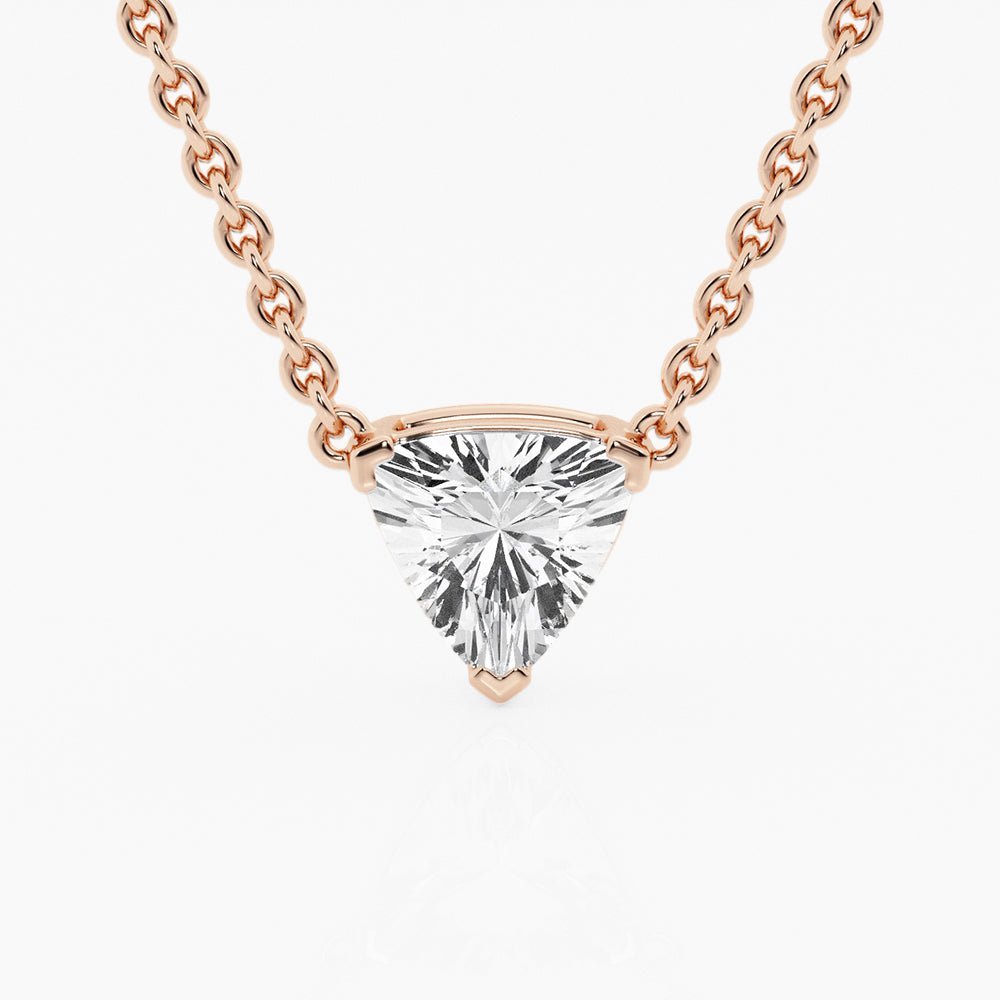 Collar con diamante Trillon - BODHANA