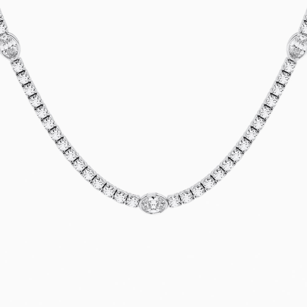 Collar Tenis Acento 8.6 ct Diamantes Lab - Grown en Oro 14K - BODHANA