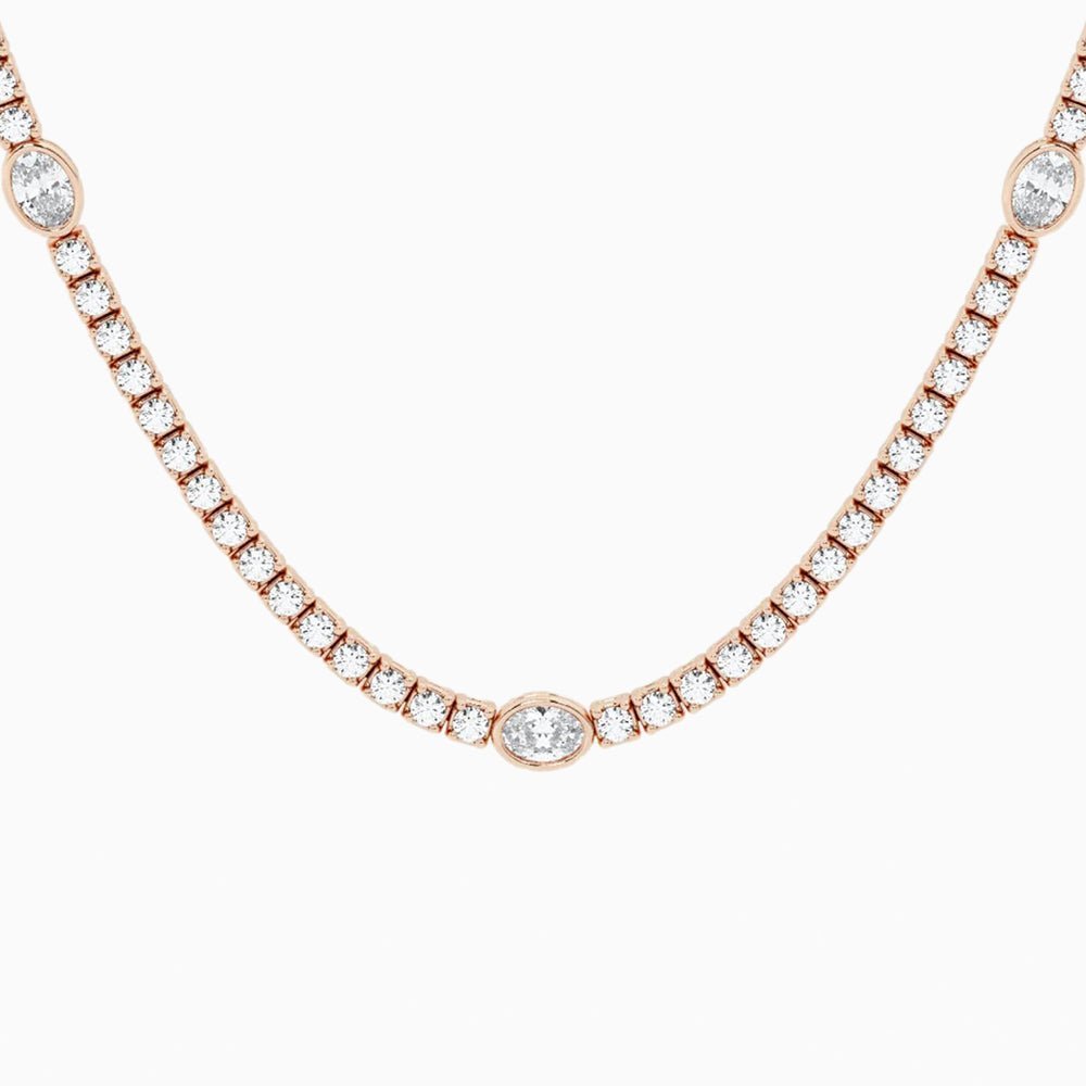 Collar Tenis Acento 8.6 ct Diamantes Lab - Grown en Oro 14K - BODHANA