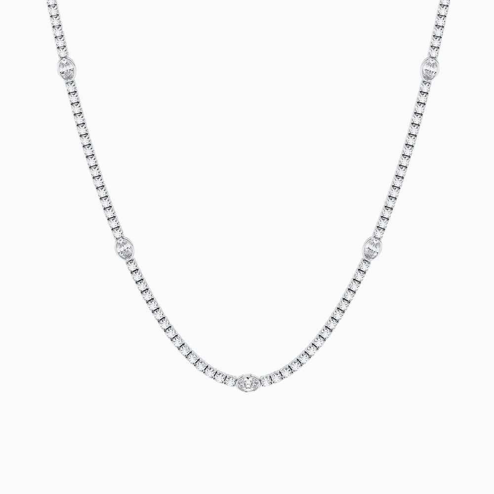 Collar Tenis Acento 8.6 ct Diamantes Lab - Grown en Oro 14K - BODHANA