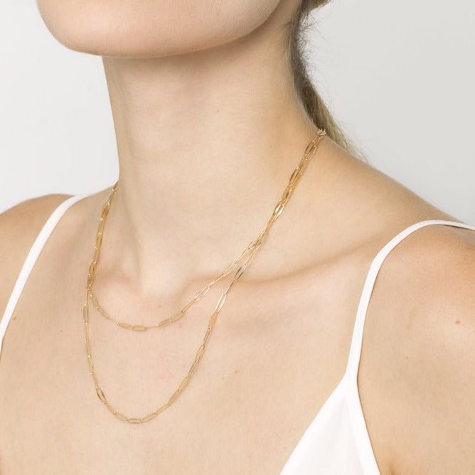 Connecting Staple Necklace - bodhana