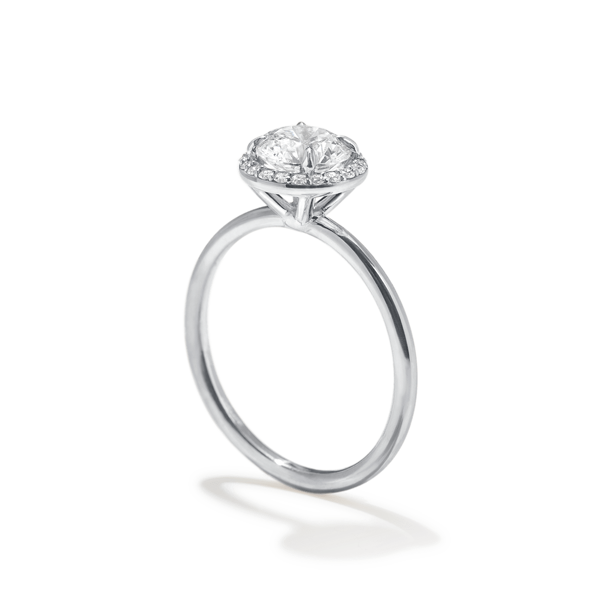 Montura Halo Solitario (no incluye diamante central) - BODHANA