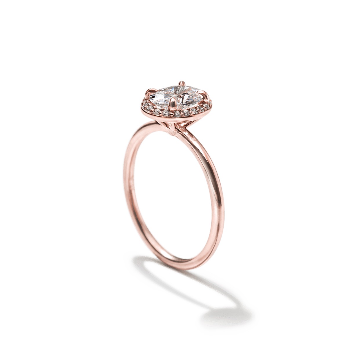 Montura Halo Solitario (no incluye diamante central) - BODHANA