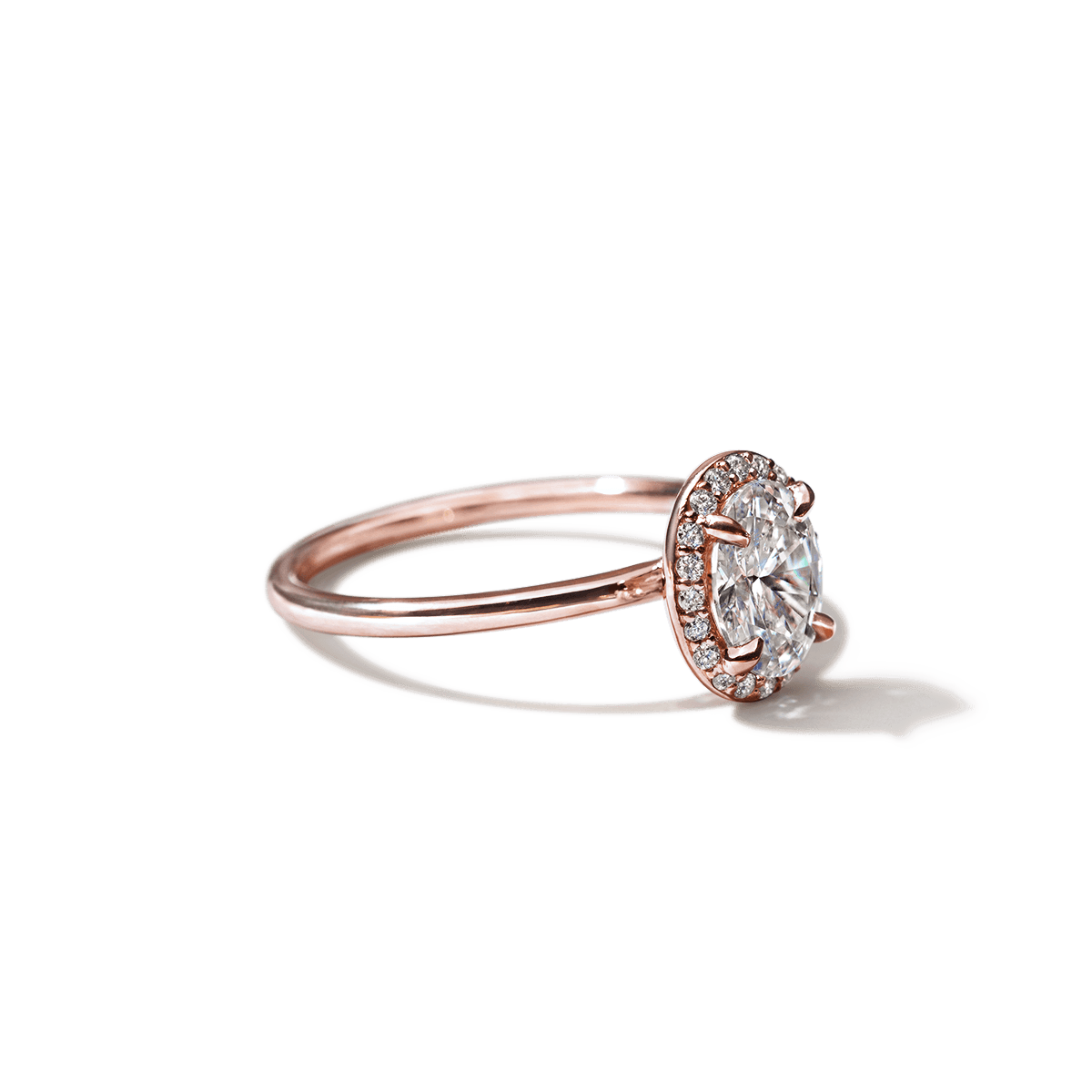 Montura Halo Solitario (no incluye diamante central) - BODHANA
