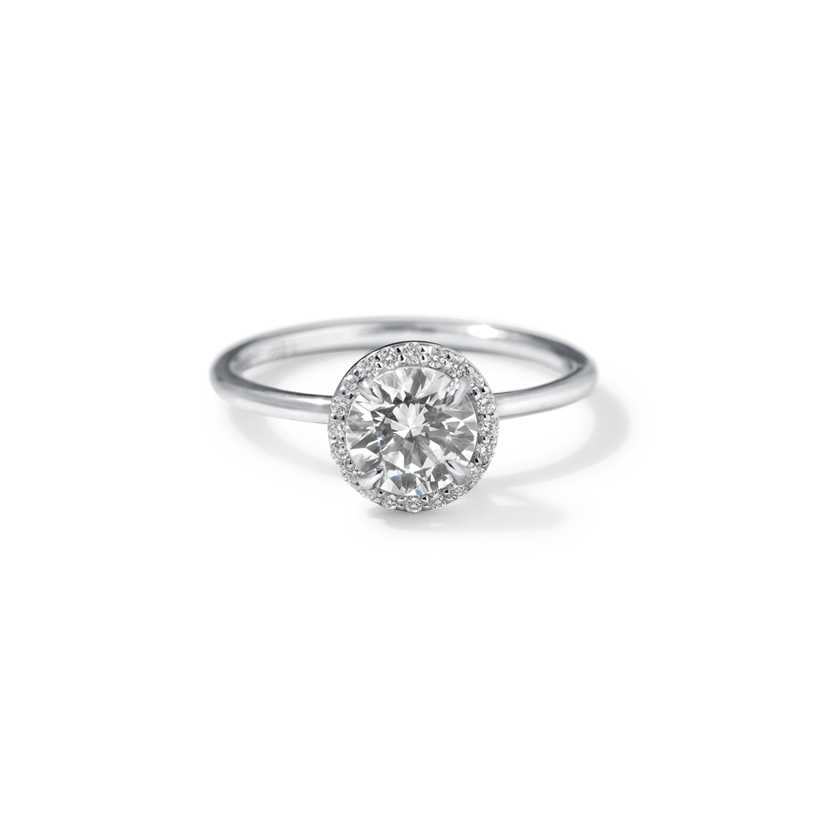 Montura Halo Solitario (no incluye diamante central) - BODHANA