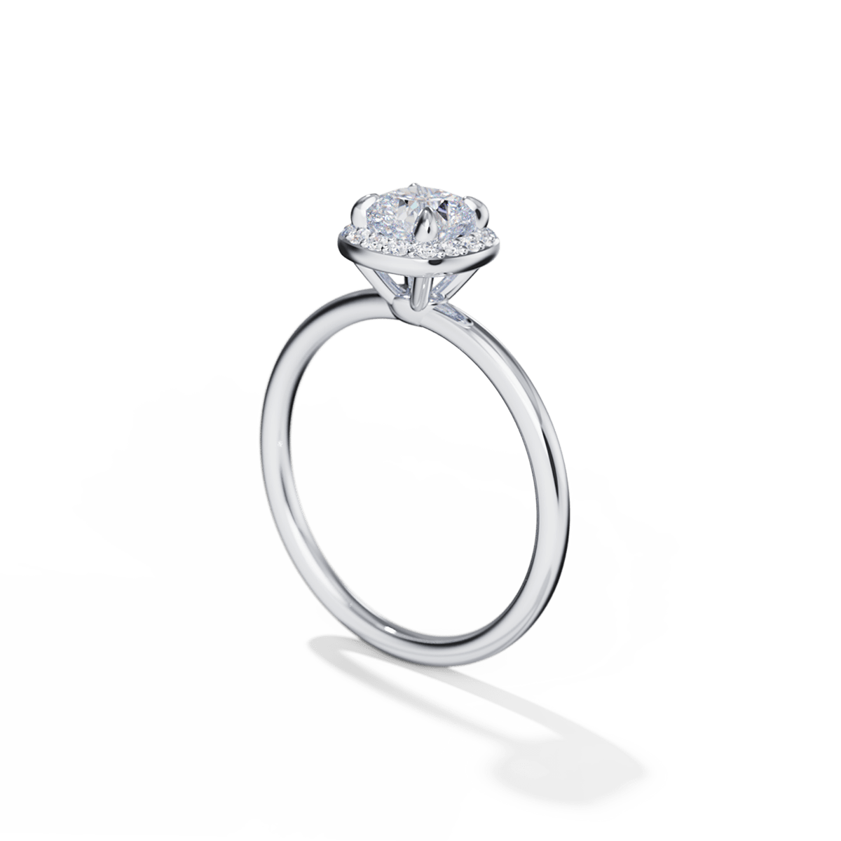 Montura Halo Solitario (no incluye diamante central) - BODHANA
