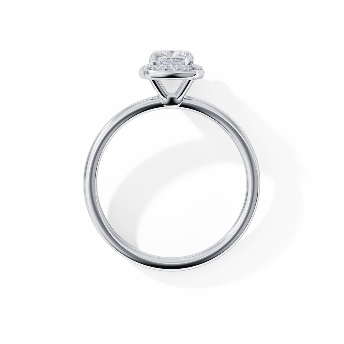 Montura Halo Solitario (no incluye diamante central) - BODHANA
