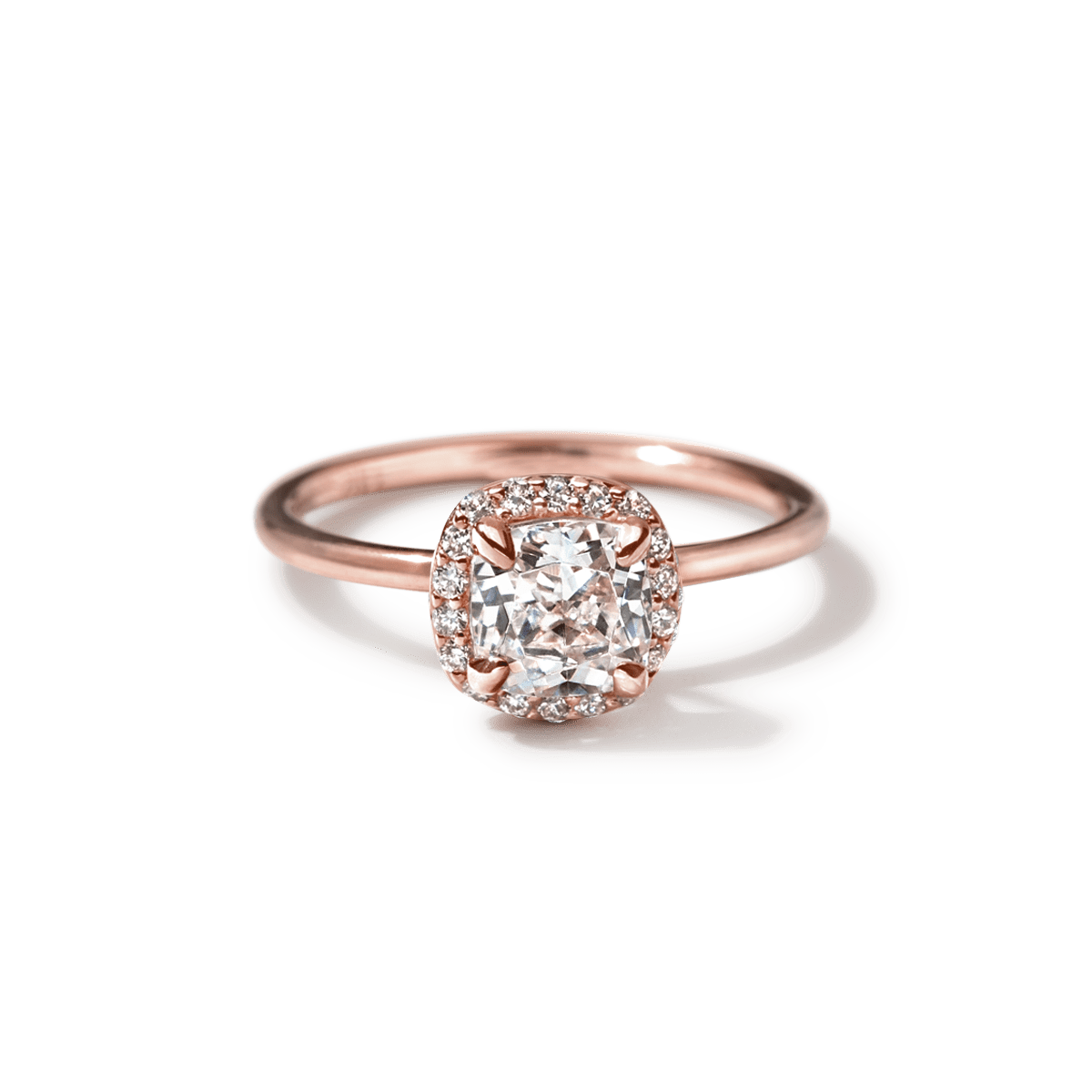 Montura Halo Solitario (no incluye diamante central) - BODHANA