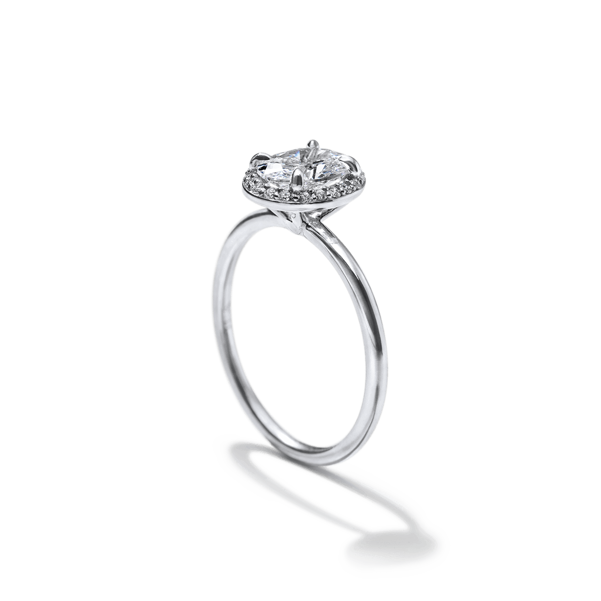 Montura Halo Solitario (no incluye diamante central) - BODHANA