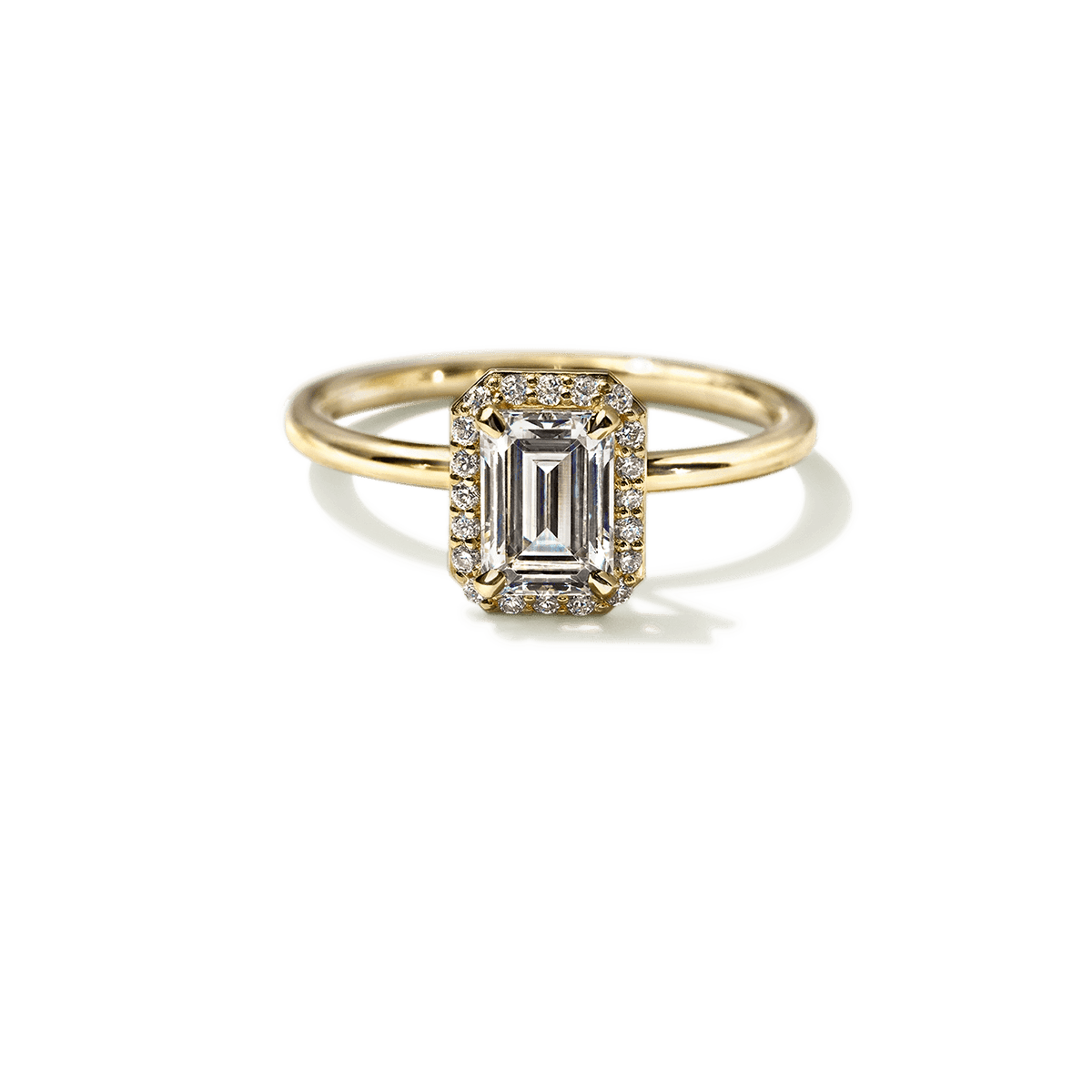 Montura Halo Solitario (no incluye diamante central) - BODHANA