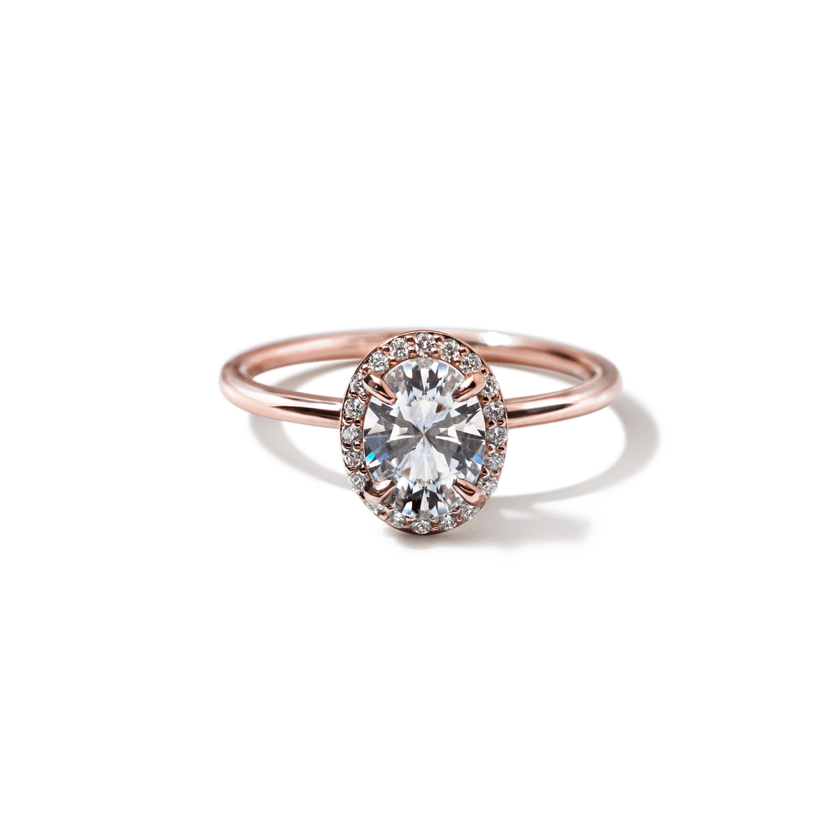 Montura Halo Solitario (no incluye diamante central) - BODHANA