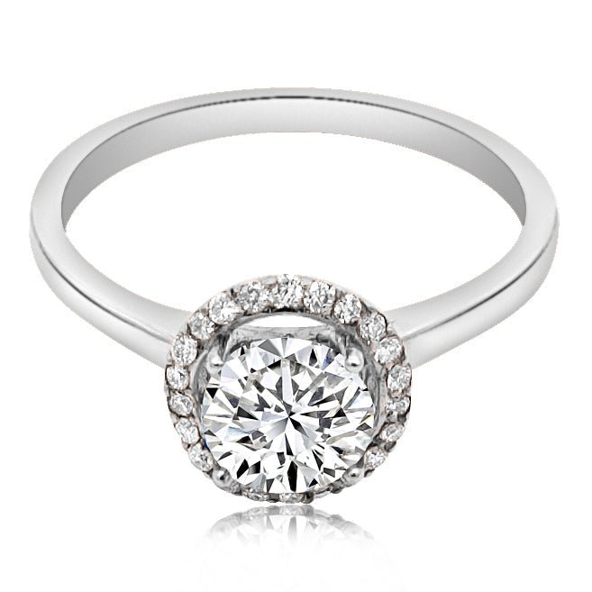Montura Halo Solitario (no incluye diamante central) - BODHANA